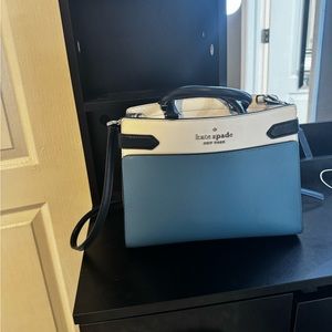 Kate spade medium sized bag. Blue and white